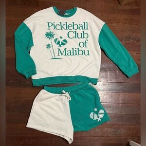 Grayson/Threads Two Piece Fleece Pickleball Set Womens Medium ¡NWT¡